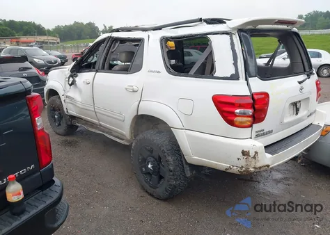 2001 Toyota Sequoia Limited V8 from USA, damaged, VIN 5TDBT48A31S014445